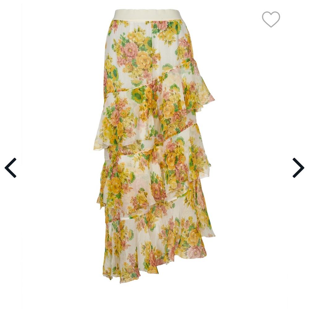 Zimmermann Floral Print Skirt